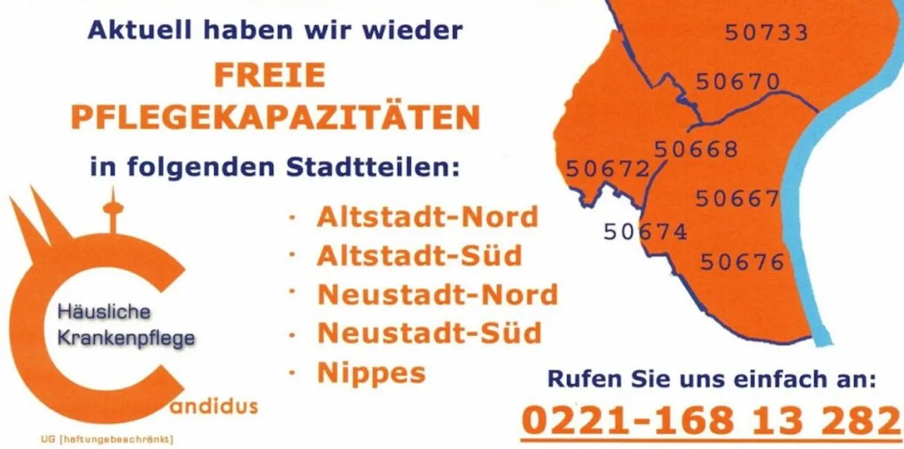 Candidus UG - Häuslicher Krankenpflege - Karte